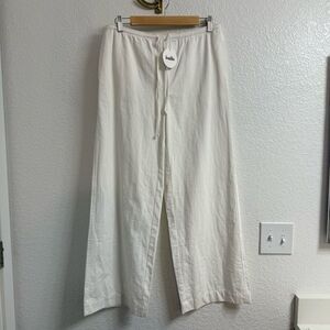 ISALIS Joyce Pants in White Size Medium